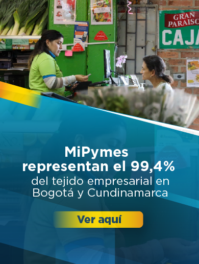 Imagen sobre las MIPYMES: estas representan el 99,4% del tejido empresarial en Bogotá y Cundinamarca