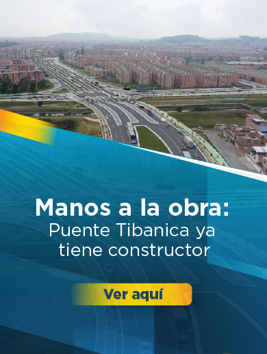 Banner con una imagen tipo render de lo que será el puente Tibanica. El texto dice: Manos a la obra: Puente Tibanica ya tiene constructor. Ver aquí.