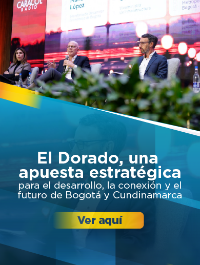 Banner alusivo al foro Dorado Max, en el que participó el director de la Región Metropolitana Bogotá - Cundinamarca, Luis Lota.