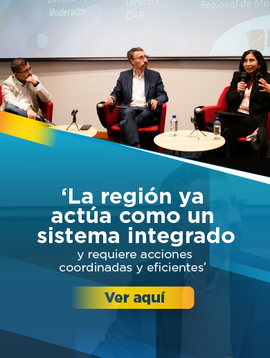 Fotografías de la presentación del estudio sobre relaciones funcionales e interdependencias de la Región Metropolitana