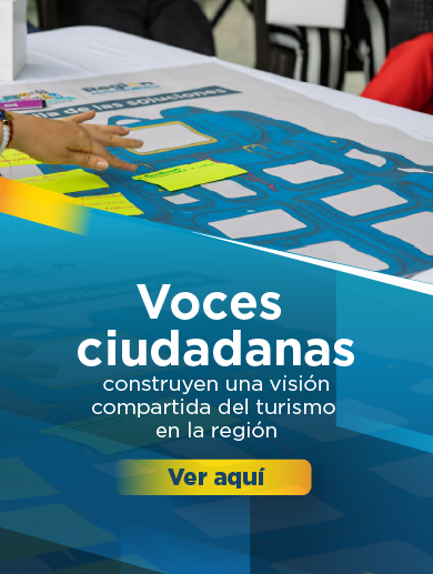 Banner alusivo a la mesa temática realizada sobre turismo regional el 29 de abril en el Jardín Botánico