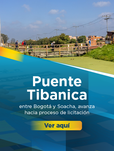 Banner con imagen del Canal Tibanica, a propósito de la noticia sobre el avance hacia un proceso licitatorio para la construcción de un puente en ese sector