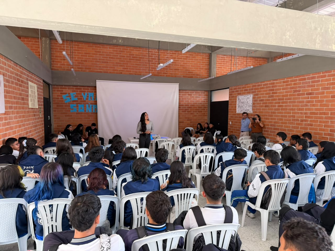 Fotografía de una jornada de participación juvenil realizada en el municipio de Fusagasugá