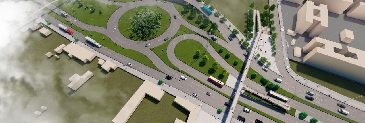 Imagen tipo render muestra un intercambiador