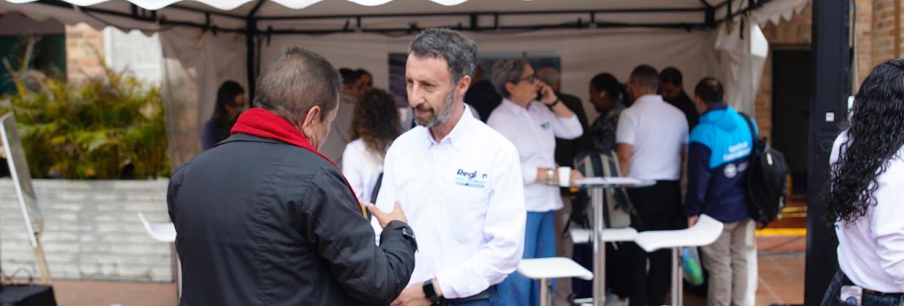 Fotografía de la primera realización de la estrategia Café con Región, una iniciativa para promover a la Región Metropolitana Bogotá - Cundinamarca
