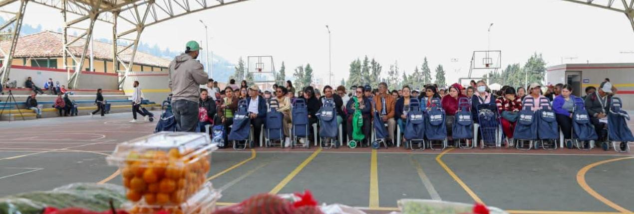 Fotografía sobre la última jornada del programa Canasta Regional: alimentos de nuestra tierra de la Región Metropolitana Bogotá Cundinamarca