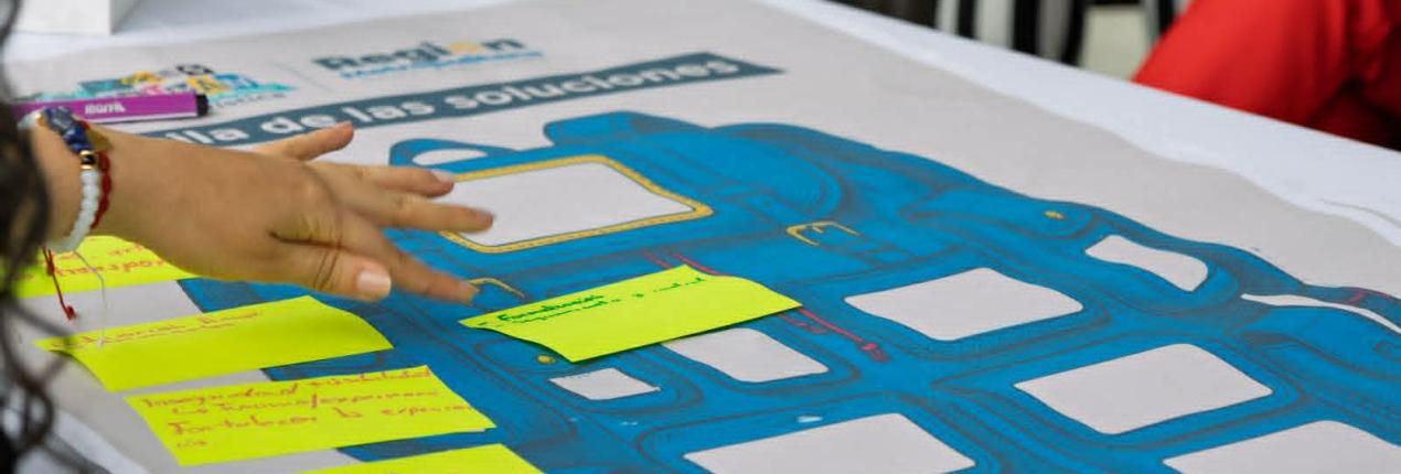 Fotografía relacionada a la socialización de las propuestas ciudadanas sobre el turismo regional