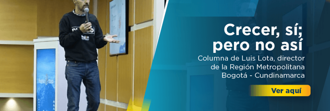 Fotografía del director de la Región Metropolitana durante la presentación de los resultados del estudio Huella Urbana