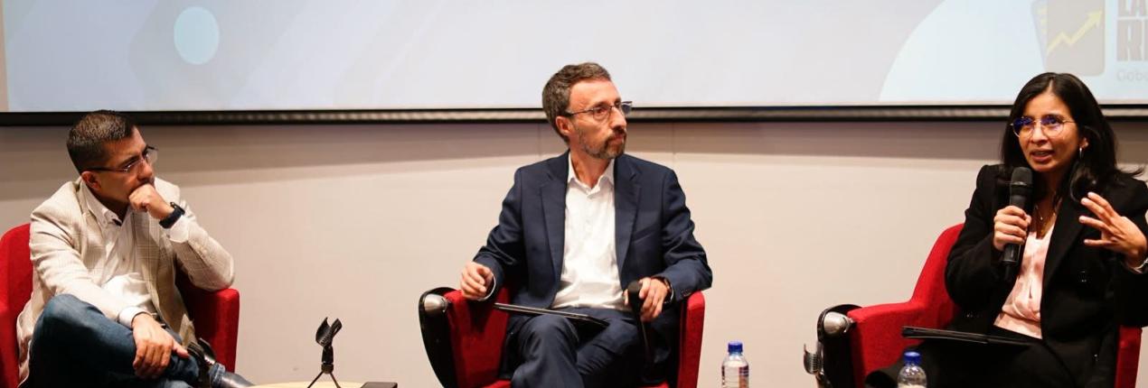 Fotografía de la presentación del estudio de relaciones funcionales e interdependencias en la Región Metropolitana