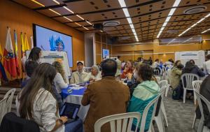 Fotografía realizada durante la mesa de participación de agua realizada en la Gobernación de Cundinamarca el lunes 20 de octubre de 2025