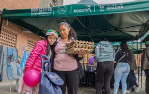 Fotografía de beneficiarios del proyecto Canasta Regional de la Región Metropolitana Bogotá Cundinamarca