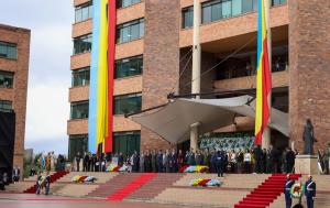Fotografía de la Gobernación de Cundinamarca en la conmemoración de sus 213 años