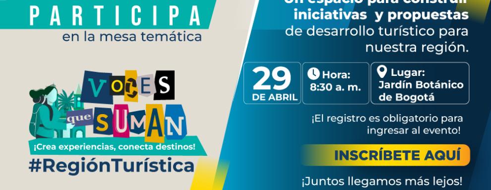 Mesa temática Región Turística