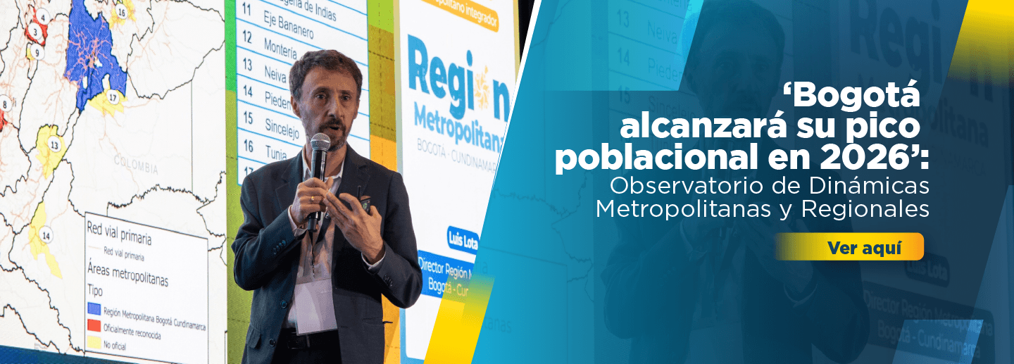 Banner noticia Bogotá alcanzará su pico poblacional en 2026