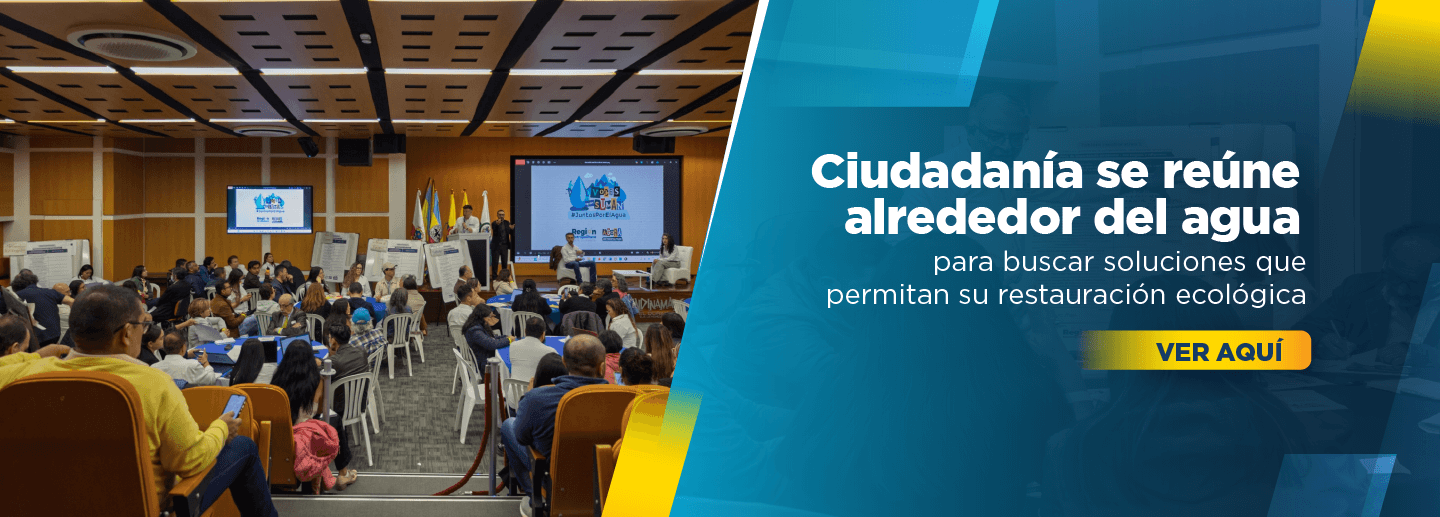 Banner alusivo a la mesa temática sobre agua realizada en la Gobernación de Cundinamarca, haga clic aquí para abrir la noticia
