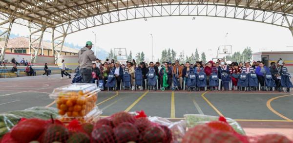 Fotografía sobre la última jornada del programa Canasta Regional: alimentos de nuestra tierra de la Región Metropolitana Bogotá Cundinamarca