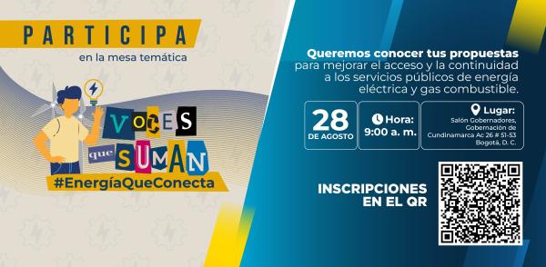 Banner de invitación a la mesa temáticas del 28 de agosto de 2026